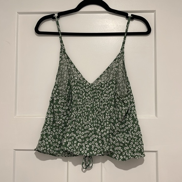 Wild Fable Green Floral Tank Top - Picture 5 of 6
